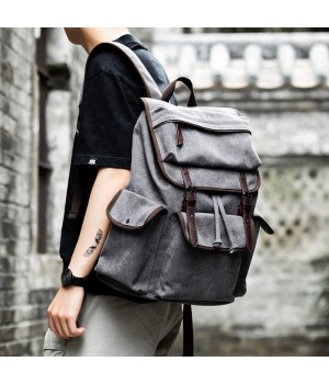 Canvas Buckle Flap 15.6 Backpack