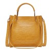 Embossed Leather Handbag