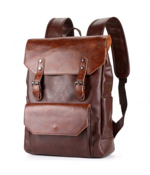 Leather Backpack 15 inch Laptop