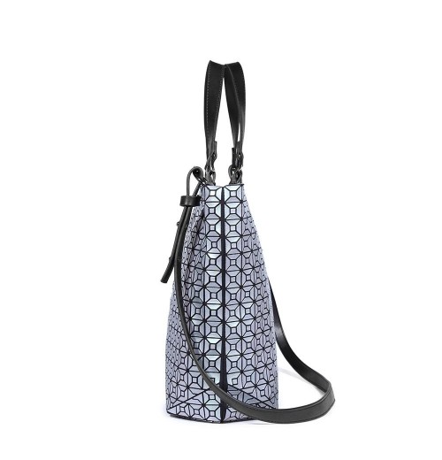 Silver Geometric Bag ERIN