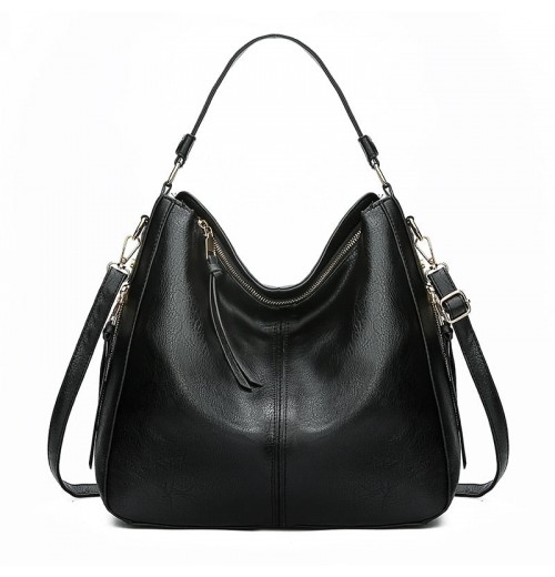 Leather Zipper Tote