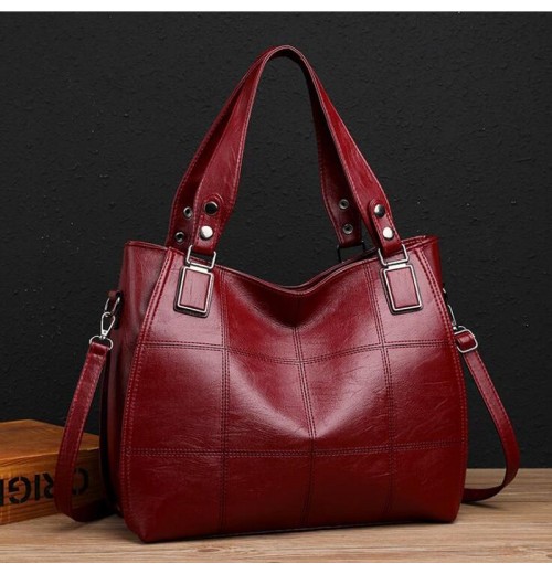 Large Top Zip Tote Bag