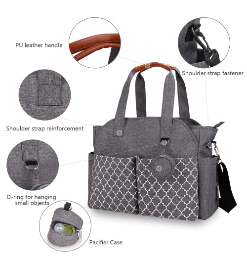 Large Messenger Diaper Bag