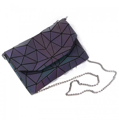 Holographic Leather Purse