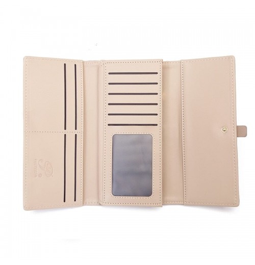 Leather Bifold Wallet With Flap