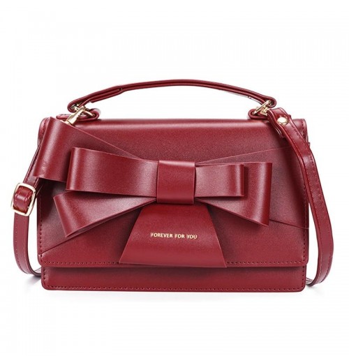 Red Purse With Bow ERIN