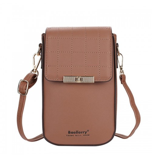 Leather Shoulder Phone Bag