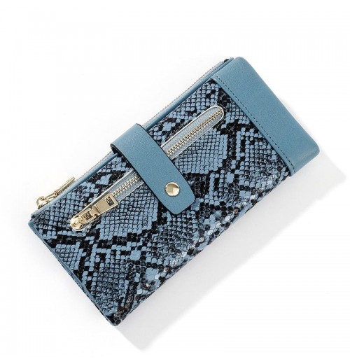 Snakeskin Leather Wallet