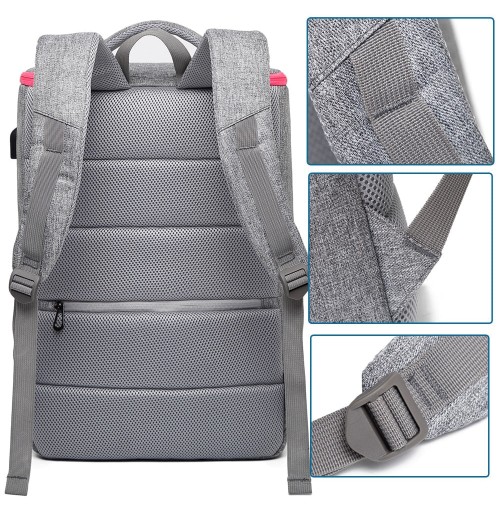 Gray Spend The Night Bag