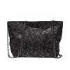 Holographic Leather Shoulder Bag