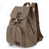 Canvas Drawstring 15.6 Backpack With Flap