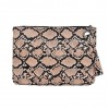 Snake Print Clutch