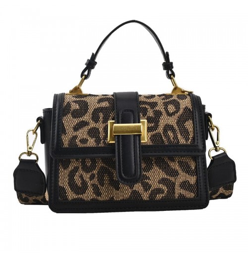 Leopard Print Crossbody Bag