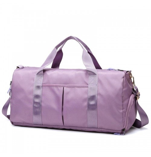 Pink Gym Bag With Shoe Compartment