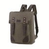 Canvas Leather Backpack 15.6 Laptop