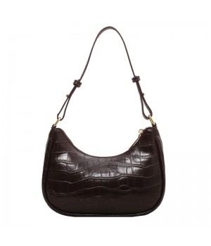 Croc Leather Handbag