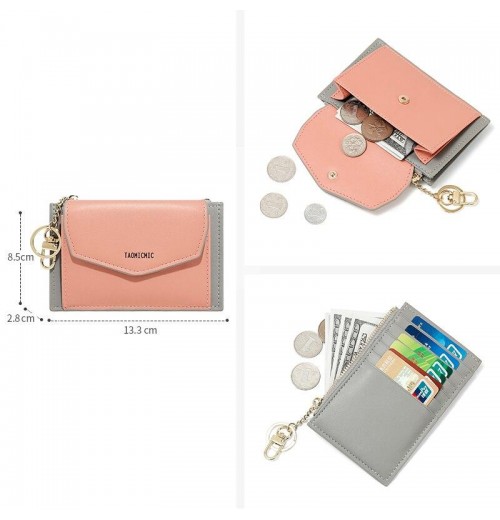 Women's Slim Clutch Fashion Hard Case Wallet Organizer