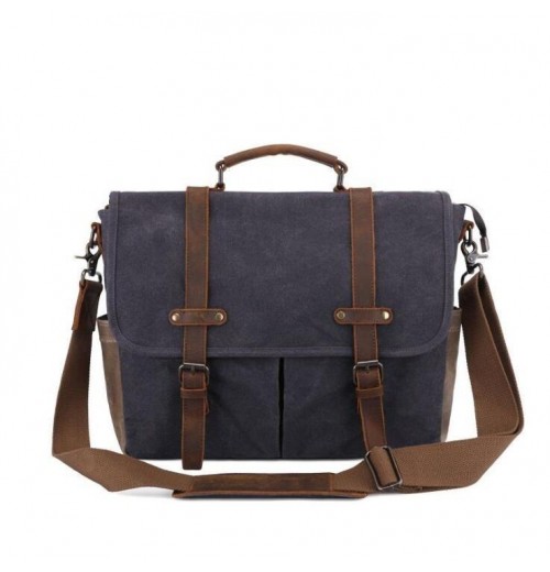 Canvas Messenger Bag for 15 inch Laptop