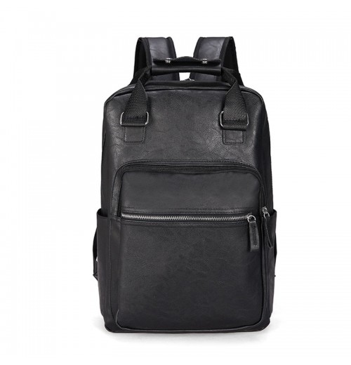 Leather Laptop Backpack 15