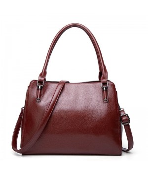 Red Leather Shoulder Bag