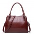 Red Leather Shoulder Bag