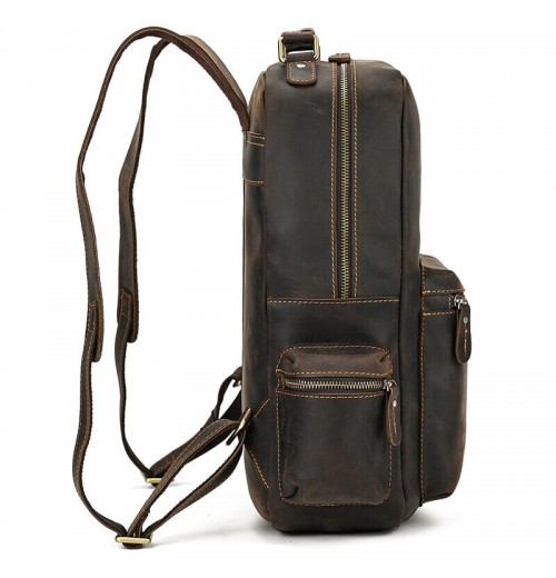 15 inch Laptop Backpack Leather