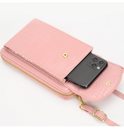 Leather Crossbody Cell Phone Purse