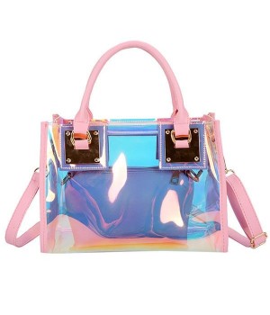 Transparent Holographic Crossbody Bag