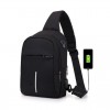 Sling Cross Body Bag With USB Charging Port