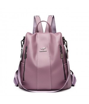 Anti Theft Backpack Purple