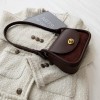 Brown Leather Shoulder Bag Ladies